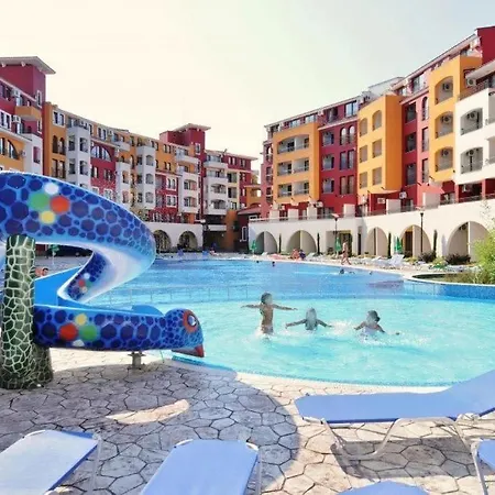 Sea View For Young Family Aheloy, Near Sunny Beach, With Balcony, Pool And Beach,почивка на плажа с балкон, гледка към морето, басейн в ахелой, близо до слънчев бряг