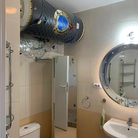 Apartmán Sea View Holiday For Young Family Aheloy, Near Sunny Beach, With Balcony, Pool And Beach,Почивка На Плажа С Балкон, Гледка Към Морето, Басейн В Ахелой, Близо До Слънчев Бряг Acheloj
