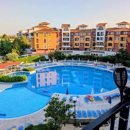 Sea View For Young Family Aheloy, Near Sunny Beach, With Balcony, Pool And Beach,почивка на плажа с балкон, гледка към морето, басейн в ахелой, близо до слънчев бряг Lejlighed Aheloy